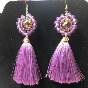 Earrings - Aretes de 1 borla
